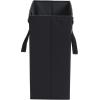 Household Essentials The Recycler Bag, Compact Recycling Center, 600D Polyester with Durable Chipboard Sides, Black(Recycler)