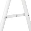 Household Essentials Valet Folding Clothes Rack, Strong Metal X-Frame, Chic Design, Great for Guest and Dressing Rooms, Portable and Easy to Use, Folds Flat, White(White)