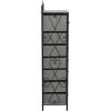 Household Essentials Victorian Style 8-Drawer Tower Storage Organizer Unit, Multicolor(Ashwood)