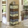 Household Essentials Victorian Style 8-Drawer Tower Storage Organizer Unit, Multicolor(Multi Color)