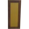 Household Essentials Walnut Rectangle Mirror Wall Décor(Mid Century Walnut)