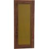 Household Essentials Walnut Rectangle Mirror Wall Décor(Rustic Hickory)