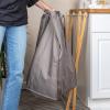 Household Essentials X-Frame Bamboo Hamper, Washable Black Liner and Bamboo Frame, and Renewable, Folds for Storage, Simple and Chic, Natural(Gray)