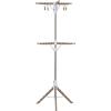 Household Essentials 2 Tier Tripod Clothes Drying Rack, Air Dryer and Garment Rack, Use to Dry Laundry or Hang Clothes, Portable and Compact, Tan