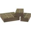 Household Essentials 3 Piece Drawer Organizers Starter Set, Latte