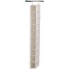 Household Essentials 311322 Hanging Shoe Storage Organizer for Closets |10 Pocket Shelves | Natural Canvas(Natural)