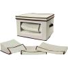 Household Essentials 547 Serving Piece Vision China Storage Box, Natural(Natural)