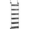Household Essentials 6-Tier Basket Over-The-Door Organizer, Lime(Black)