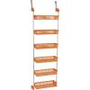 Household Essentials 6-Tier Basket Over-The-Door Organizer, Lime(Orange)