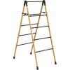 Household Essentials Bamboo V-Shaped Folding Clothes Drying Rack, Compact Upscale Laundry Rack with 8 Dowels(Drying Ladder)