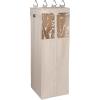 Household Essentials Cedarline Hanging Wardrobe, Heavy-Duty Cotton Canvas, Breathable, Versatile, Natural
