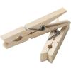 Household Essentials Classic Birchwood Clothespins, Bag of 50(Bag of 50 (Pack of 12))