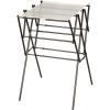 Household Essentials Clothes Drying Rack, Foldable, Expandable and Collapsible Laundry Drying Rack, Silver(Bronze)