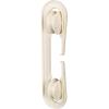 Household Essentials Clothesline Spreader, Durable Plastic Body with Strong PP Wheels, Off-White