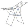 Household Essentials Collapsible Adjustable Gullwing Metal Clothes Drying Rack, Grey