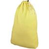 Household Essentials Cotton Laundry Bag, Large, 100% Cotton, Drawstring Top with Cord Lock, Machine Washable, 3 to 4 Load Capacity, Versatile and Compact, Breathable, Foldable, Natural(Yellow)