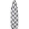 Household Essentials Deluxe Ironing Board Replacement Pad and Cover, Sewing Guide Pattern, Cream(Grey Checkered)
