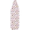 Household Essentials Deluxe Ironing Board Replacement Pad and Cover, Sewing Guide Pattern, Cream(Multicolor)