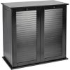 Household Essentials Laundry Sorter Cabinet, Oak Finish(Black)
