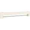Household Essentials Metal and Plastic Wall Mount Telescoping Drying Rack, Compact Laundry Rack