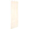 Household Essentials Over The Door Cotton Blend Cap and Hat Organizer with 15 Velcro Hangers, Natural