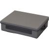 Household Essentials Platter Storage Chest, Gray(Grey)