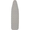 Household Essentials Replacement Ironing Board Cover and Pad for Standard Ironing Boards, Silver Silicone Coated(Trellis)
