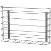 Household Essentials Tall Door Mount Cabinet Organizer, Sturdy Steel Wire Frame, Elegant Nickel Powder Finish, Mounts to Solid Surface, Included Hardware, Great for Tall or Large Items(Nickel Powder Finish)