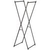 Household Essentials Valet Folding Clothes Rack, Strong Metal X-Frame, Chic Design, Great for Guest and Dressing Rooms, Portable and Easy to Use, Folds Flat, White(Antique Bronze)