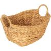 Household Essentials Water Hyacinth Basket with Handles