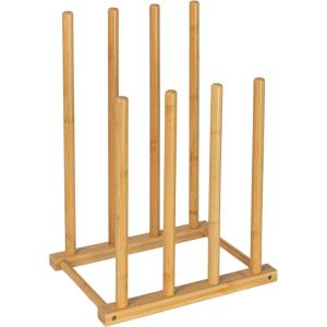 Bamboo 6 Pair Boot Rack, Natural(4 Pair)