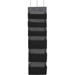 Household Essentials 2168-1 Over-the- Over-the-Door Organizer, Orange(Black)