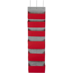 Household Essentials 2168-1 Over-the- Over-the-Door Organizer, Orange(Red)