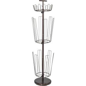 Household Essentials 3-Tier Boot Storage Tree, Matte Black(Bronze)