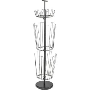 Household Essentials 3-Tier Boot Storage Tree, Matte Black(Matte Black)
