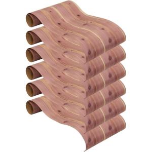 Household Essentials Cedar Fresh Cedar Panels for Closet 2 Pack, Bracket-Free with a Variety of Potential Uses, Natural(6 Drawer Liners)
