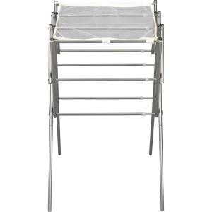 Household Essentials Clothes Drying Rack, Foldable, Expandable and Collapsible Laundry Drying Rack, Silver(Silver)