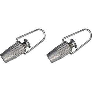 Household Essentials Clothesline Tightener(Silver (Pack of 2))