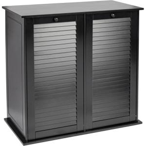 Household Essentials Laundry Sorter Cabinet, Oak Finish(Black)