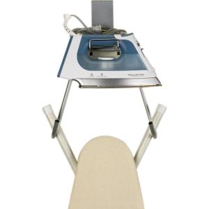 Household Essentials Over-The-Door Ironing Board Holder, Silver