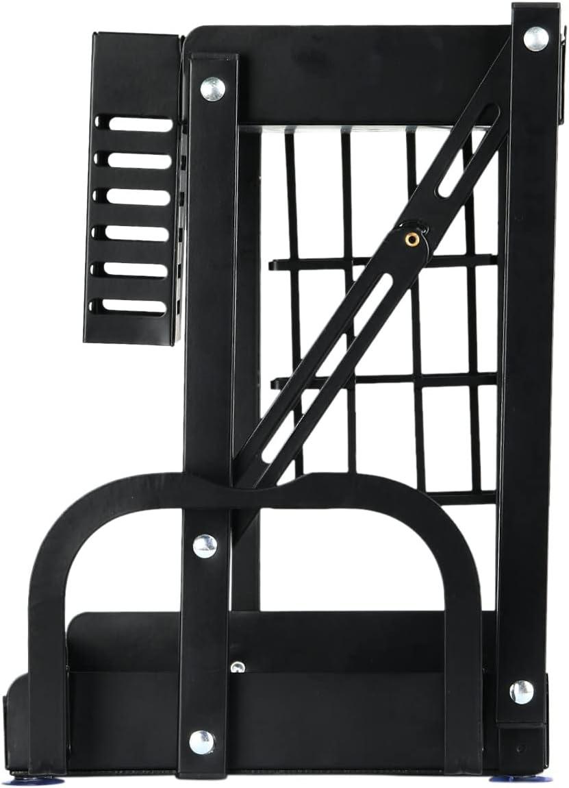 image:imageHousehold Essentials Metal 2Tier Countertop Caddy Black 1425 in L x 12 in H14 Wide