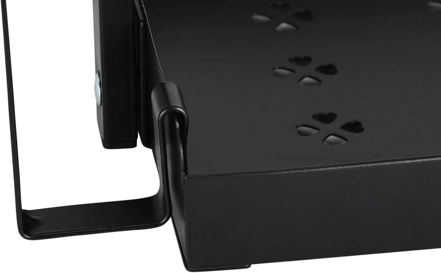 image:imageHousehold Essentials Metal 2Tier Countertop Caddy Black 1425 in L x 12 in H14 Wide