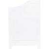 Household Essentials Single Load Hamper Cabinet Seat, White