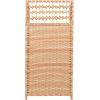 Household Essentials Woven Accent Shelf Cream and White Paper Rattan(Cream)