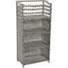 Household Essentials Woven Accent Shelf Cream and White Paper Rattan(Black)
