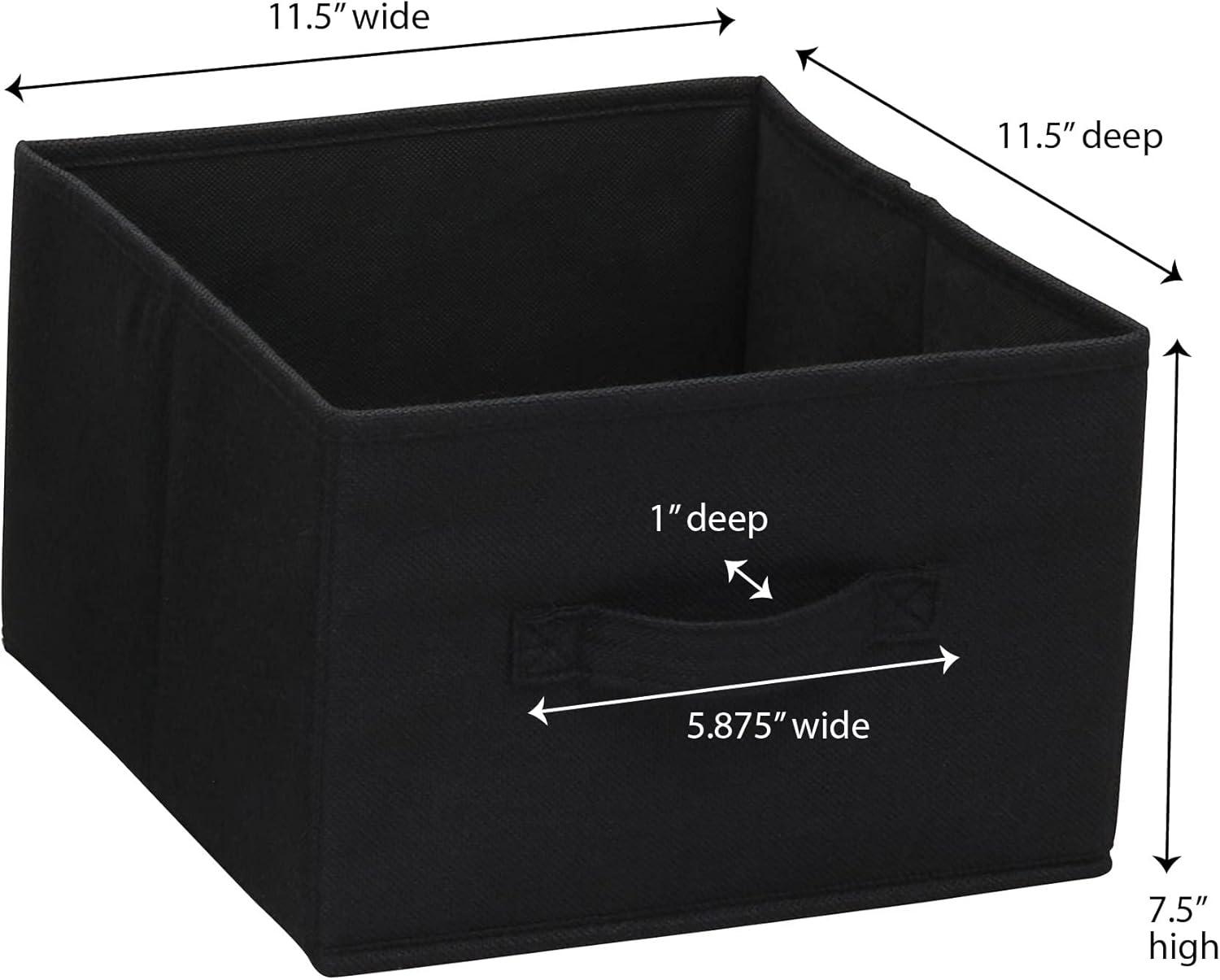 image:imageHousehold Essentials Black Wide Closet Organizer Drawers