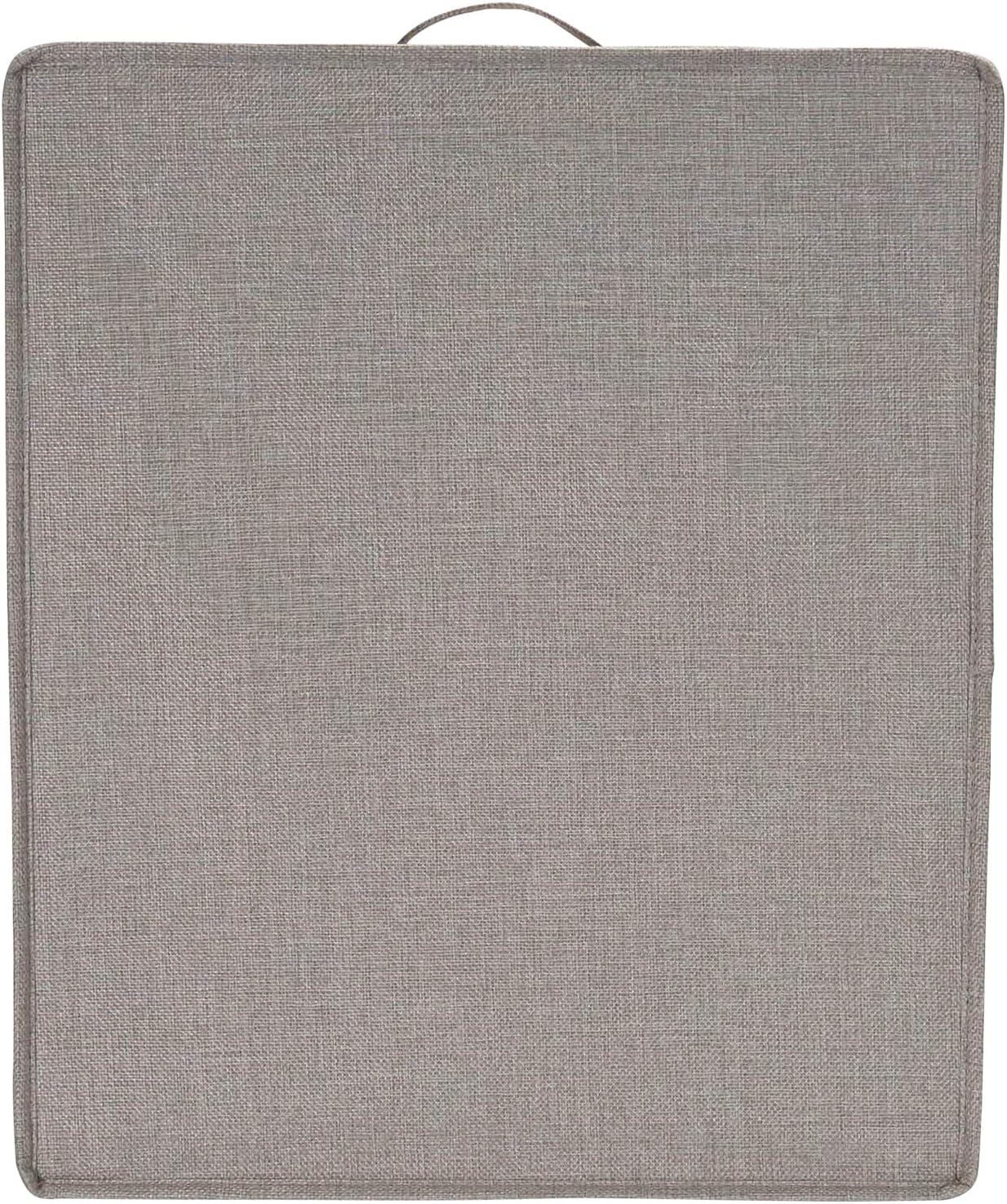image:imageHousehold Essentials Jumbo Fabric Storage Bins 2 Pack CreamGrey