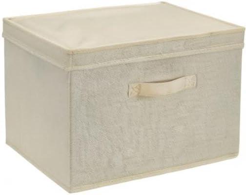 image:imageHousehold Essentials Jumbo Fabric Storage Bins 2 Pack CreamNatural