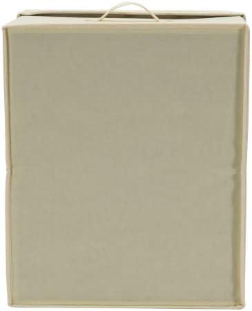 image:imageHousehold Essentials Jumbo Fabric Storage Bins 2 Pack CreamNatural