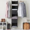 Household Essentials Black Wide Closet Organizer Drawers
